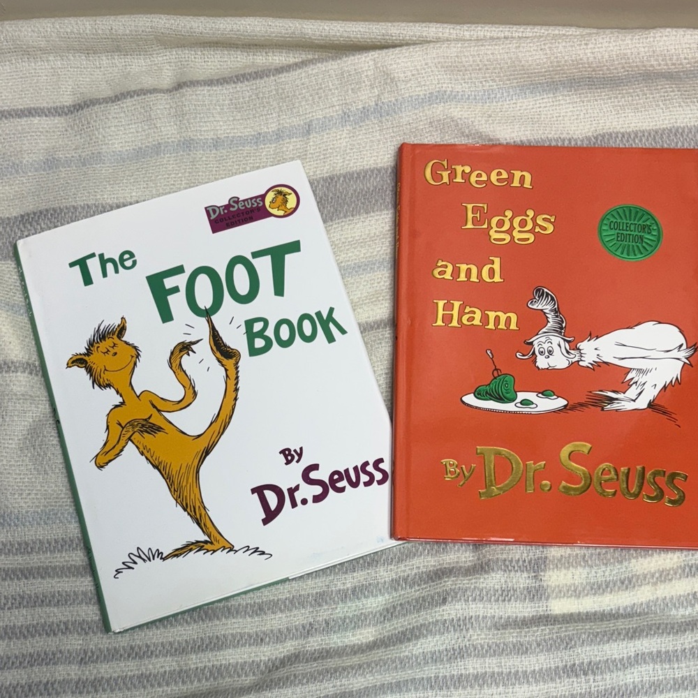 Dr. Seuss The Foot Book and Green Eggs and Ham